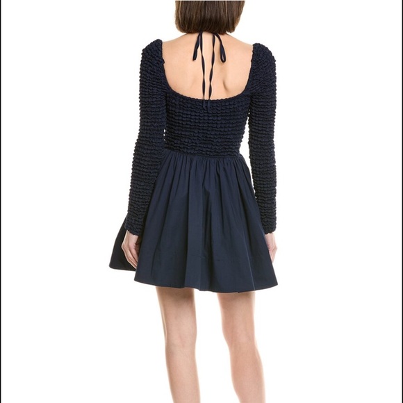 STAUD Navy Long Sleeve Dress - Picture 2 of 2